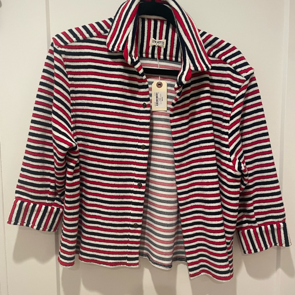 SURFETTE NWT Terrycloth Jacket